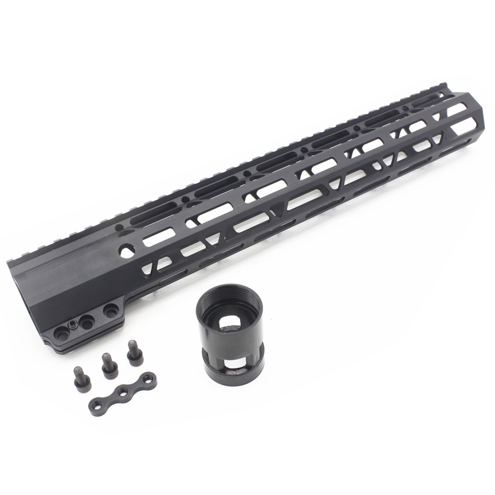7''_17'' inch Black M-lok Handguard Rail Clamping Style Picatinny Free Float Mount Systems Fit .223/5.56 Hunting accessories