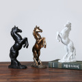 VILEAD 17cm 31.5cm Resin Horse Statue Europe Horse To Successful Lucky Figurines Creative Animal Ornament Decoration Hogar Craft