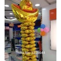 New year Start business Event party supplies Store decoration Gold ingot Aluminum foil balloons Giant size 94*90cm wholesale
