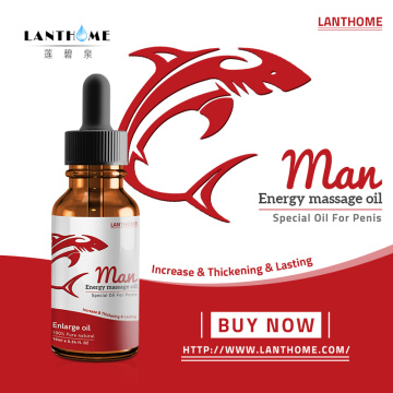 Lanthome Herbal Aphrodisiac For Men's Body Care Exercise Maintenance Massage Oil Enlarge Oil Sex Toys Adult Product Fun Oil 10ml