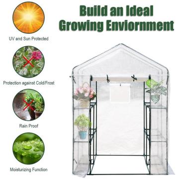 High-quality Garden Plant Tent 3-layer Rainproof Anti-freeze Walk-in Greenhouse Plant Flower House Succulent Flower House Stands