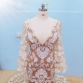 UMK Vestido de Noiva 2020 Vintage Boho Lace Wedding Dress Sexy Backless Long Lantern sleeve Beach Wedding Gowns