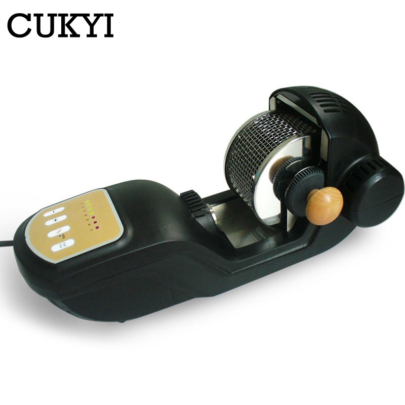 CUKYI Electric Hot Air Coffee Bean Roaster Household Adjustable coffee baking machine Hot Air Fried bean device cooling function