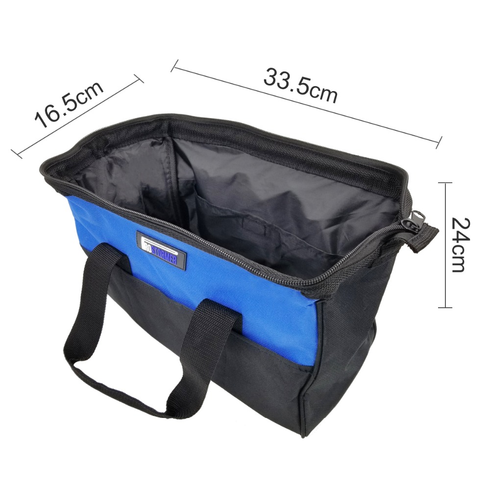 PROSTORMER Multi-function Tool Bags Tool Bags Waterproof Wrench Screwdriver Pliers Metal Hardware Parts Storage Bags Pouch Case