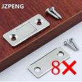 JZPENG 16pcs / 8Set magnetic door closer door lock latch door magnet furniture cabinet screw ultra thin