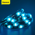 Baseus Game RGB LED Strip Light Flexible Ribbon led light strip 4 Pin 1.5M Tape Diode DC 12V PC Computer Software Control