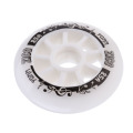 Outdoor PU Roller Inline Skates Wheel Replacement Racing Wheels Durable High Elastic Scooter Parts Accessories 90mm White