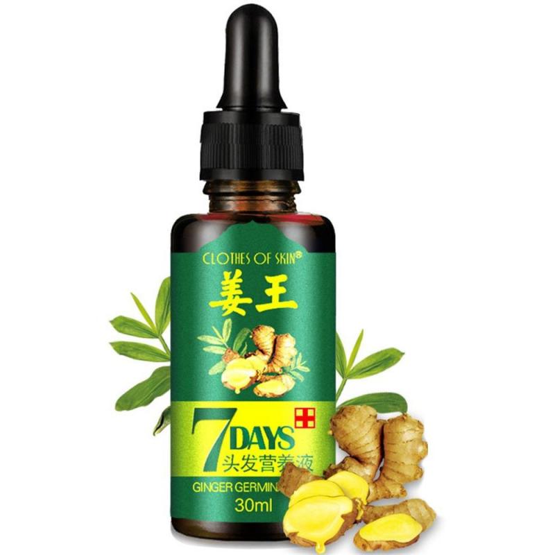 7 Day Ginger Germinal Serum Essence Oil Loss Treatement Growth Hair 30ML Healthy Hair Growth Essence Oil TSLM1