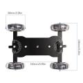 Mobile Rolling Sliding Dolly Stabilizer Skater Slider Magic Arm Camera Rail Stand Photography Car For Canon Nikon GoPro 7 6