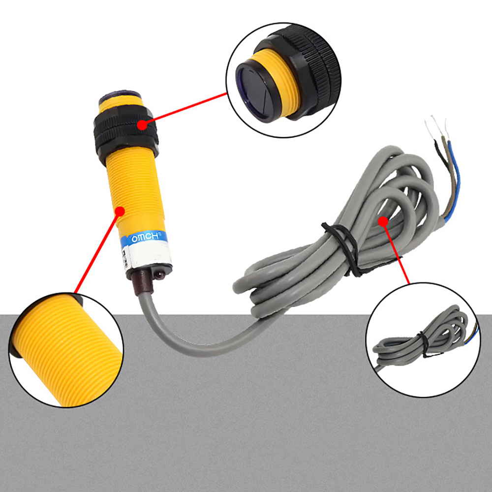 C 6-36V E3F-DS30C4 Optoelectronic Sensor Photo switch NPN NO 1.2M Cable Yellow