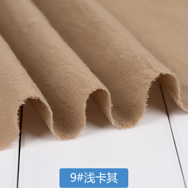 130cm X50cm Solid Color Washed Cotton Linen Cloth Soft Fabric Diy Dress Robes Make Spring Autumn Clothing on Sale 210g/m