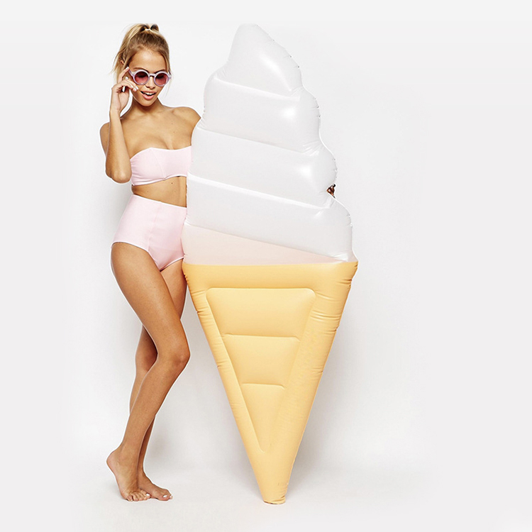 180cm Ice Cream Inflatable Float Adult Air Mattress 4