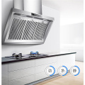 Household Range Hood 900mm Side Suction Stainless Steel Panel Hanging Household Smoke Exhauster Kitchen Exhaust Hood