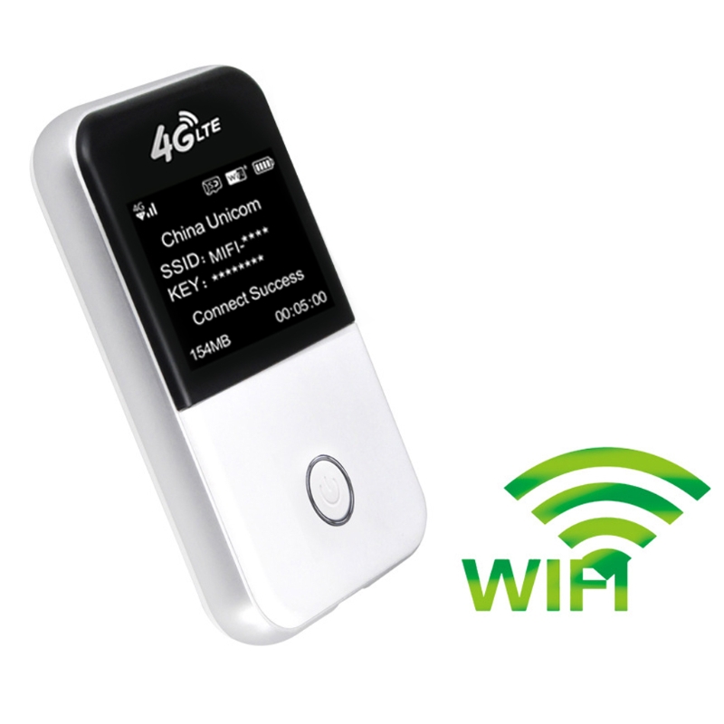 4G Wifi Router 3G 4G Lte Portable Wireless Hotspot Sim Slot with Display MF825s