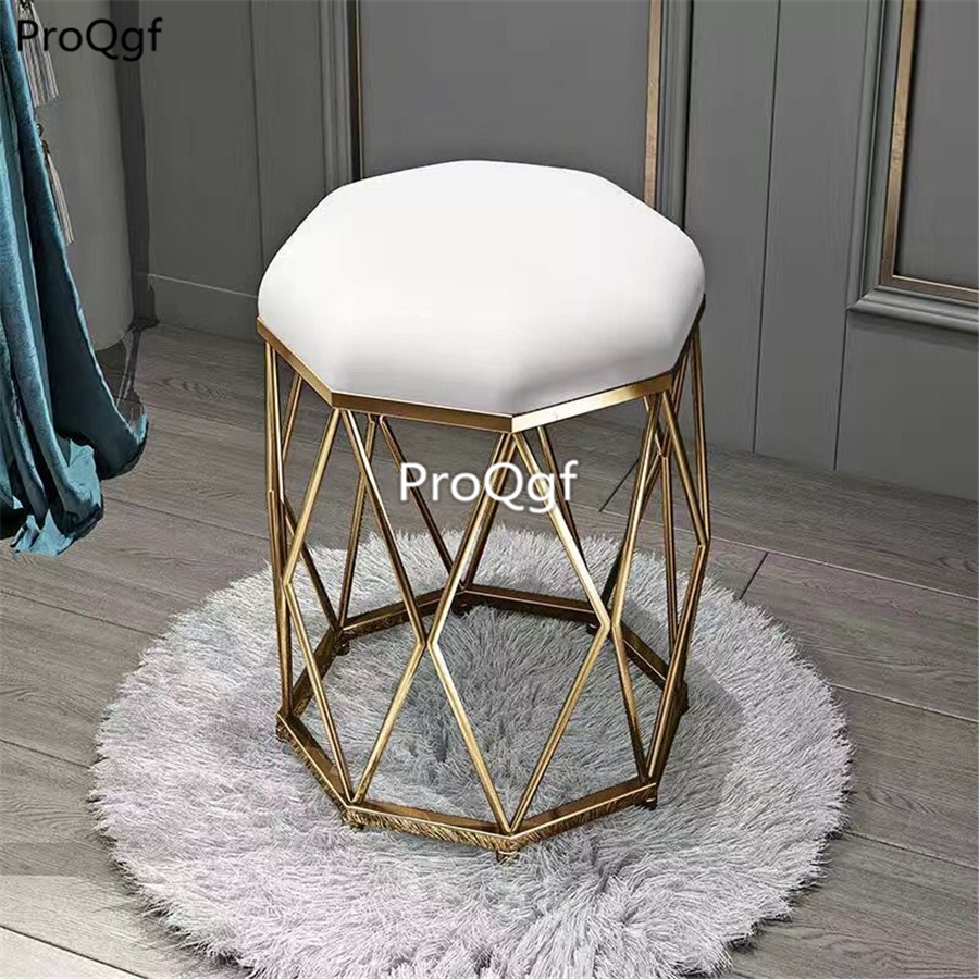Prodgf 1 Set Luxury Nordic Golden stool