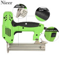 Electric Nailer And Stapler Woodworking Tools Furniture Staple Gun With Staples Nails Carpentry220V 1800W Electric Power Tools