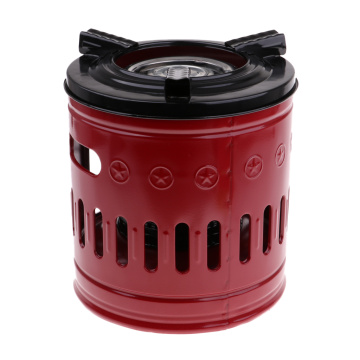 High Quality Camping Stove Windproof Outdoor Hiking Cookware 10 Wicks Kerosene Stove Heaters, Red