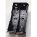 Plastic 2 XAA battery holder with two PC pins