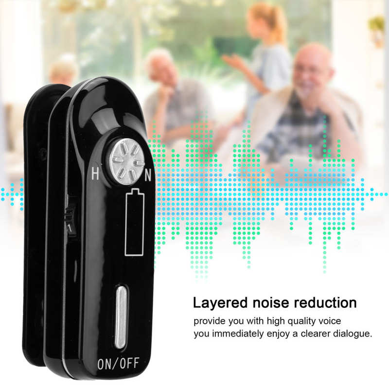 C-06 USB Rechargable Hearing Aid Ear Sound Amplifier Assist ABS Noise Reduction Device