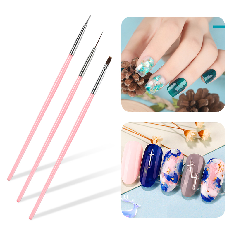 Nail Brush For Manicure Gel Brush For Nail Art 15Pcs/Set Ombre Brush For Gradient For Gel Nail Polish Painting Drawing