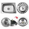 Stainless Bathroom Sink Filter Hair Catcher Stopper Anti-blocking Kitchen Sink Strainer Drain Cover Bathtub Shower Drain Hole