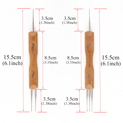 Double Ended Handmade Micro Crochet Hook for Hair Supplier, Supply Various Double Ended Handmade Micro Crochet Hook for Hair of High Quality