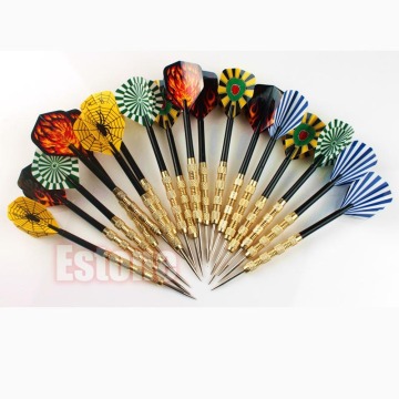 18 pcs (6 sets) Professional Steel Tip Darts Flight Steel Tip Dart Darts With Nice Flights