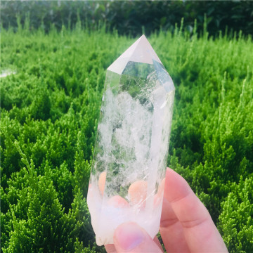 Large Clear Lemurian Seed Quartz Natural Point Cluster Crystal Rough Healing