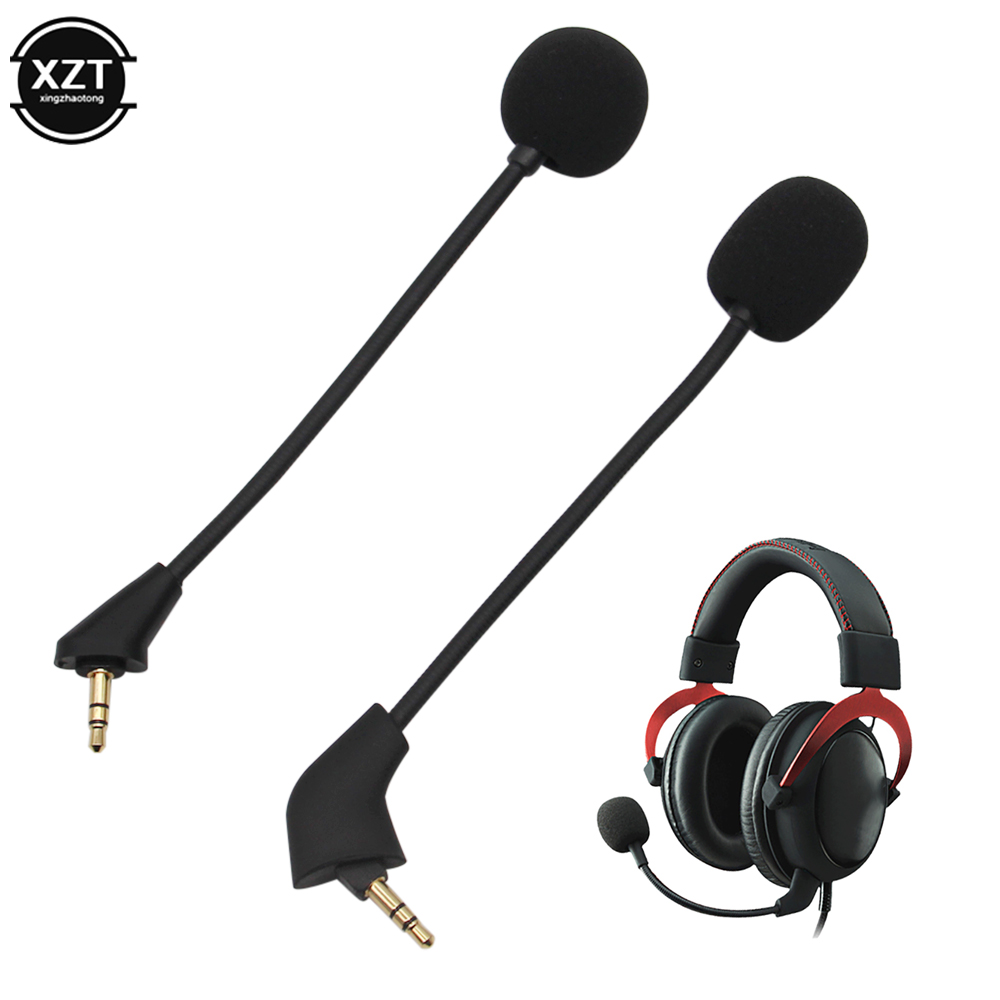 Mini Headphone Microphone for Kingston HYPERX Cloud Alpha Revolver S Cloud 2 II Flight Core Accessories gaming Headsets mic 3.5