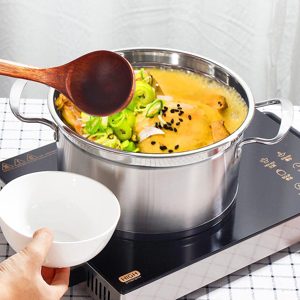18/20/22cm Premium Stainless Steel Stock Pot With Lid Thickened Harm Free Soup Pot Cooking Pot Cookware Kitchen Tools