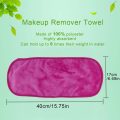 Makeup Remover Cloth 40*17cm Microfiber Cleaning Towel Reusable Washable Wipe Cloth Face Care Towel For Make-up Removal Sponge