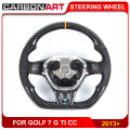 Carbon fiber steering wheel for golf 6 Golf 7 Scirocco car styling carbon parts for CC passat 2010 2012 2013 golf6 interior