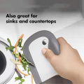 Kitchen Integrated Soft Rubber Scraper Soft Plastic Plate Cleaning Tool Tableware Scraper Cleaning Brush Cleaner Accessories