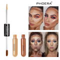 PHOER 5 Colors Brighten Skin Color Double Head Concealer Liquid Long Oil Control Liquid Foundation Skin Care Makeup TSLM2