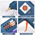 Hot Glue Gun Tool Kit Temperature Adjustment 150W For Crafts Repair Tool Profes DIY Use 11mm Glue Sticks Pure Copper Nozzle