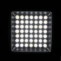 Ulanzi Ultra Bright 49 LED Video Light with 3 Hot Shoe Dimmable High LED Smartphone Video Light for Canon Nikon Smartphone