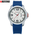 CURREN Water Resistant quartz watch Silicone Wrist Watches