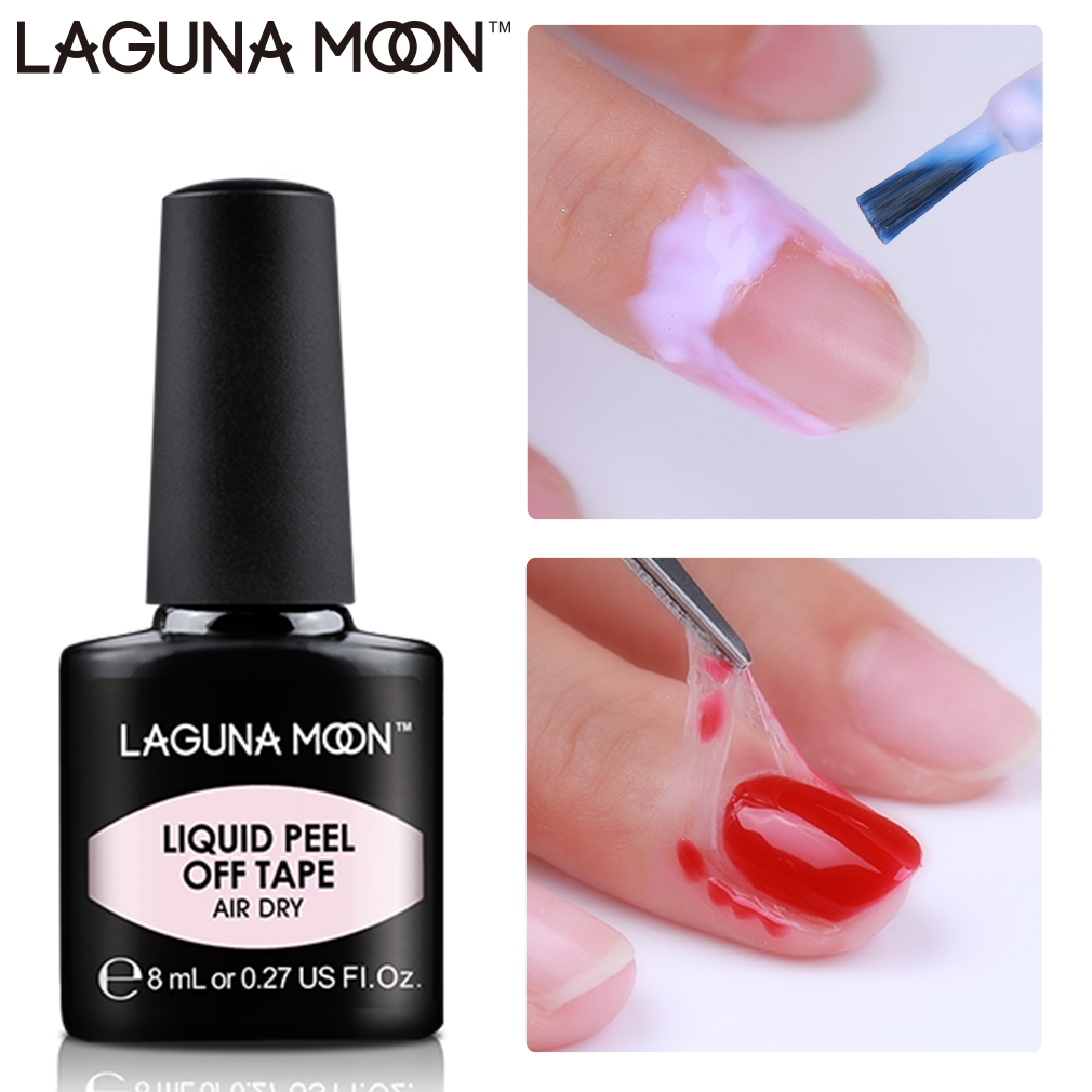 Lagunamoon Quick Air Dry Primer Gel Nail Polish 8ml Soak Off Matt Top UV LED Lamp Base Coat Gellak Lacquer Nail Latex