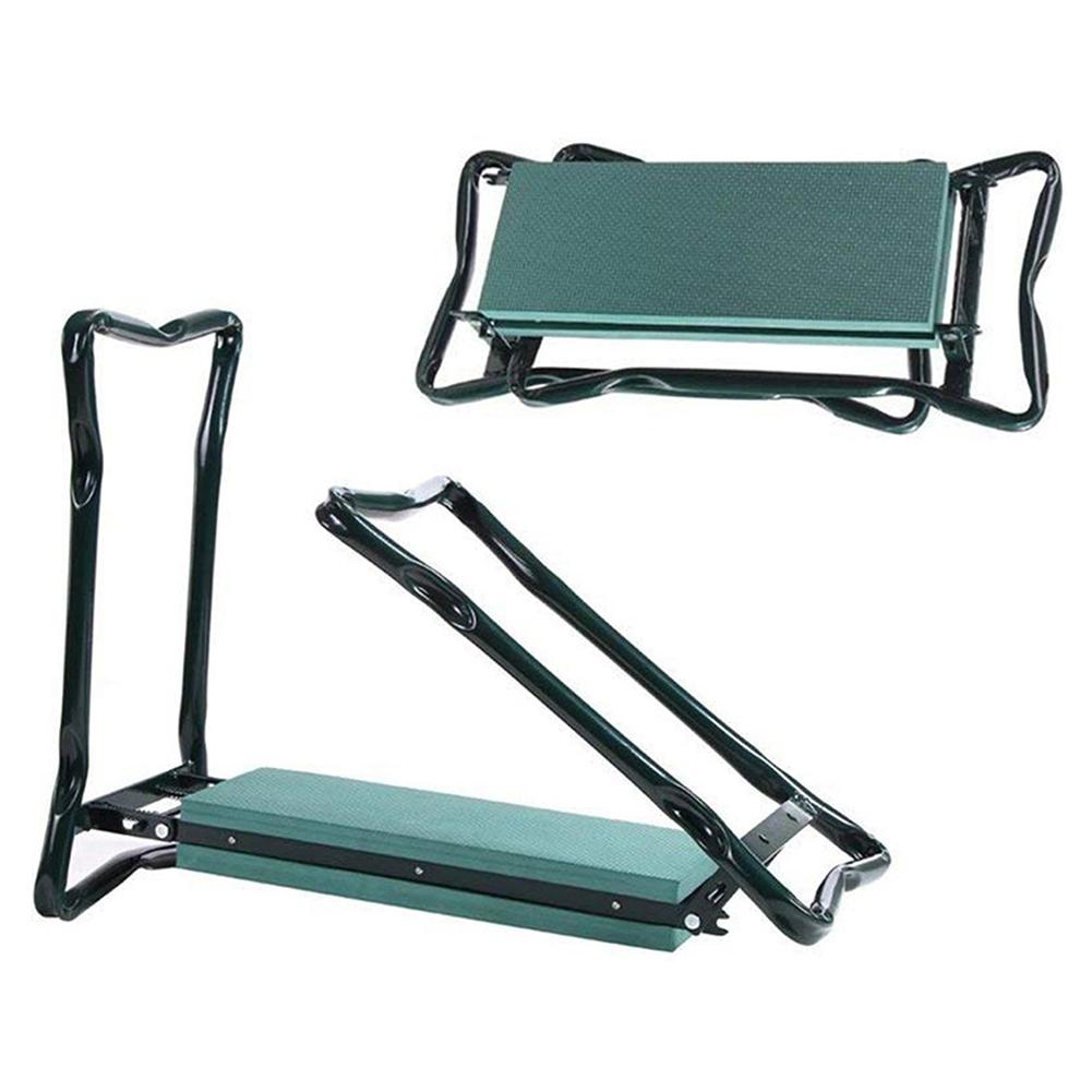 Folding Garden Seat Stainless Steel Stool/side Pocket Chairs Outdoor Multi-Functional Gardening Tools For Men Ladies Gardeners