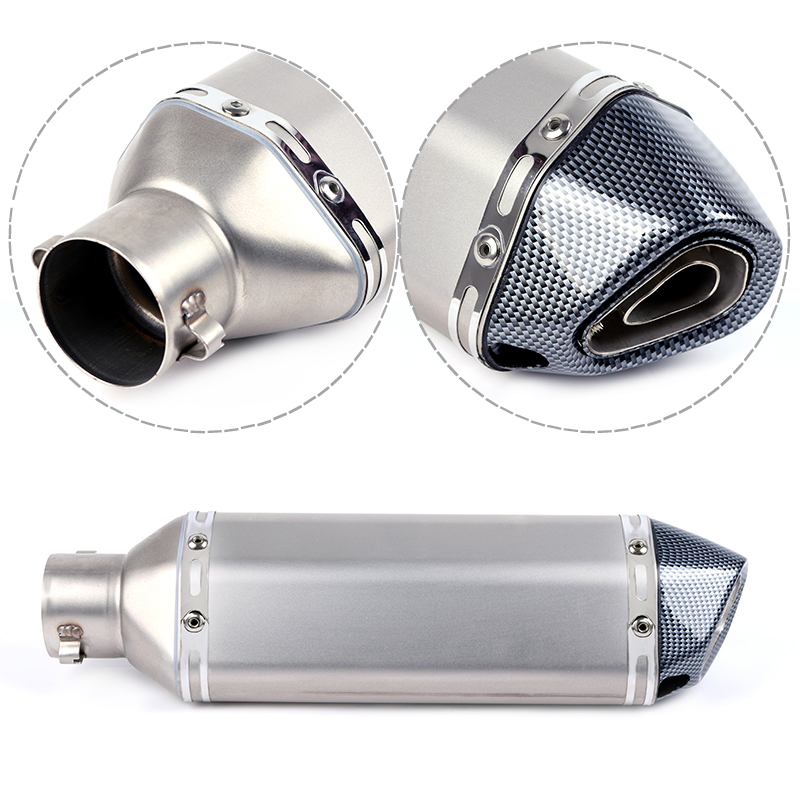 MOTORCYCLE EXHAUST MUFFLER FULL SYSTEM SLIP ON FOR YAMAHA XSR700 2016-2020 MT07 FZ07 FZ-07 MT-07 Tracer 2014 TO 2020 Exhaust