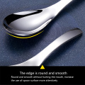1PC 304 Stainless Steel Soup Spoon Deepen Thicken Large Capacity Small Spoon Creative Cinnerware High Quality Kitchen Supplies