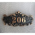 Personalized door number apartment Villa plate House European style door number, plates any letter, Hotel symbols