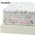 Teramila Soft Cloth 100% Cotton Fabric Flowers Design 6PCS/set Sewing DIY For Needlework Telas Patchwork Algodon Quilting Tissue