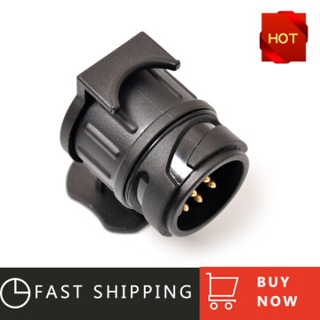 Durable 13 To 7 Pin Trailer Adapter Trailer Wiring Connector Socket Plug 12V Remolque Trailer Car Truck Caravan Accessories