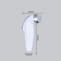 1pc White ABS Handheld Portable Bidet Toilet Nozzle Sprayer Bathroom Bidet Head Nozzle Shattaf