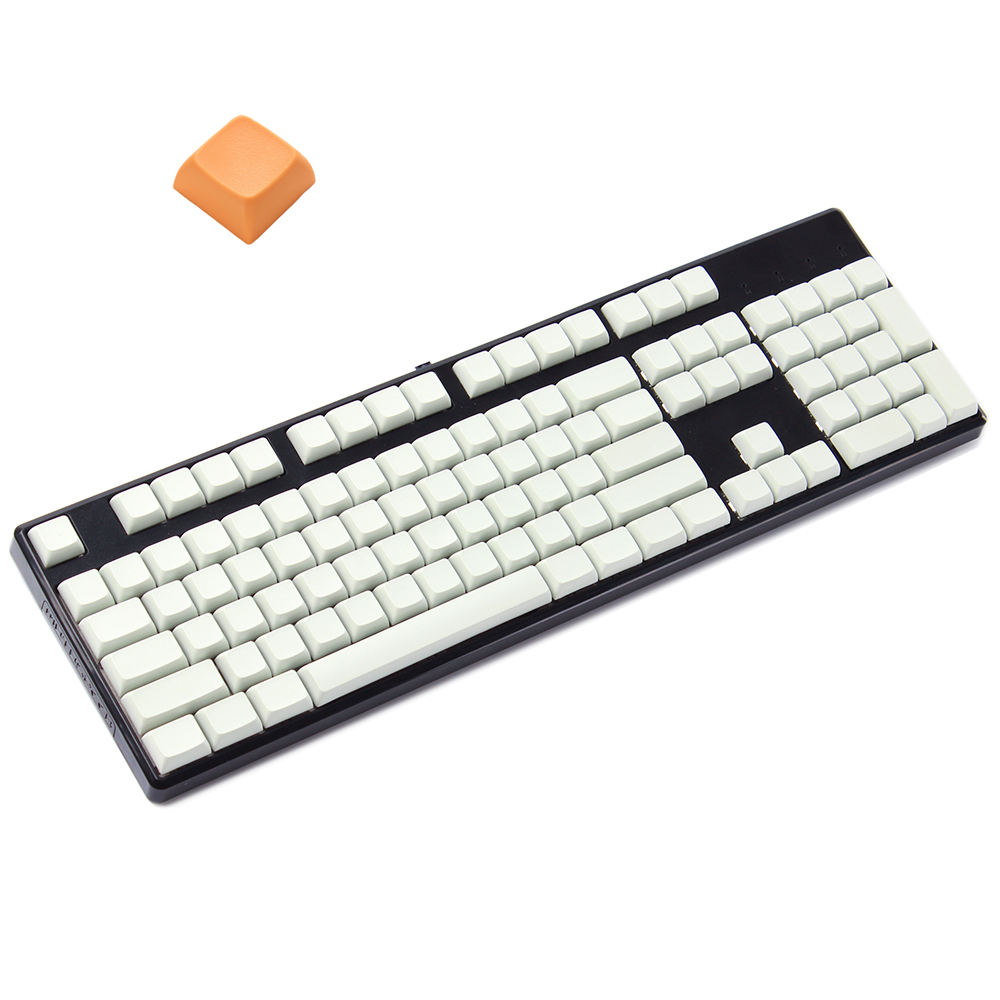 YMDK 61 87 104 Orange Gray XDA Full Keyset Similar to DSA For MX Mechanical Keyboard