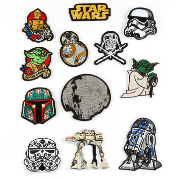 1pcs Starwars Iron On Patches Badges for Sew Seam Tailoring Clothes Suits of Coat Jacket Trousers T-shirt Pants Ornament Apparel