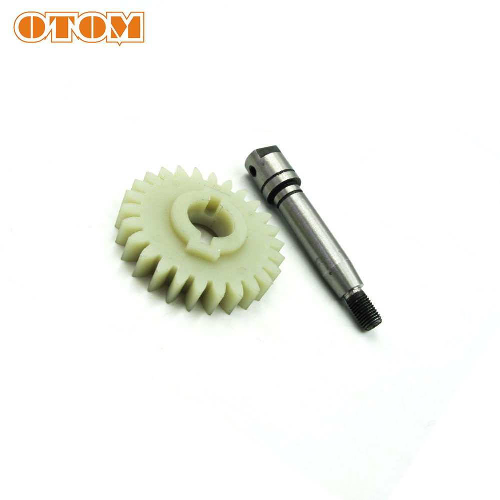 OTOM For HONDA Water Pump Impeller Gear Motorcycle Dirt Bike Engine Part Water Cooled Water Pump Shaft For AX-1 AX1 NX250 NX 250