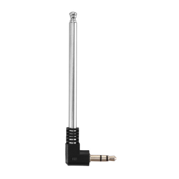 Antenna 3.5mm Earphone Jack Stainless Steel Retractable Portable Auto Car Mobile Cell Phone FM Radio Antenna