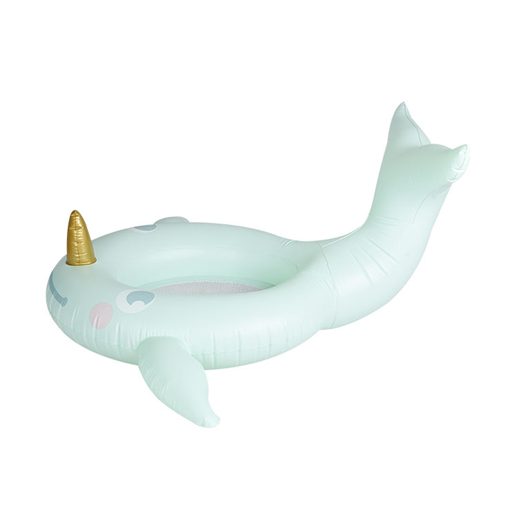 Kids Narwhal Pool Float Beach Floats Inflatable Lounge 2